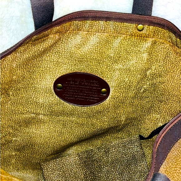 Authentic Borbonese Travel Bag with a small pouch - Picture 11 of 12